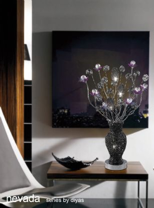 Nevada Aluminium Crystal Table Lamps Diyas Home Modern Crystal Table Lamps Nevada Aluminium Crystal Table Lamps Diyas Home Modern Crystal Table Lamps